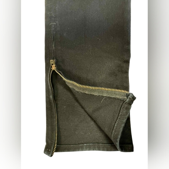 J Brand Jeans Black Denim Stretch Skinny Size 30 EUC - Picture 7 of 9